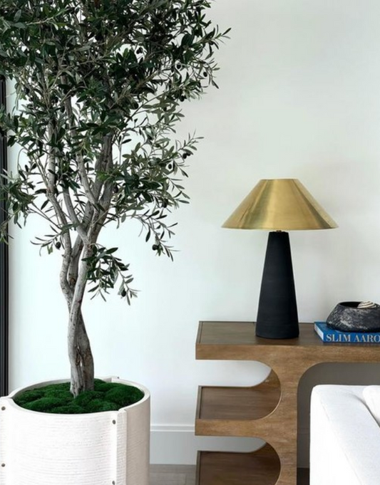 Visual Comfort Karam Large by Sean Lavin in a furnished room