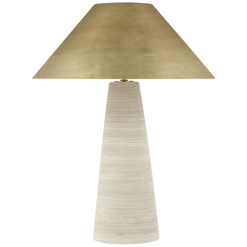 Ceramic Brass LED 28-inch Table Lamp Karam by Visual & Comfort & Co