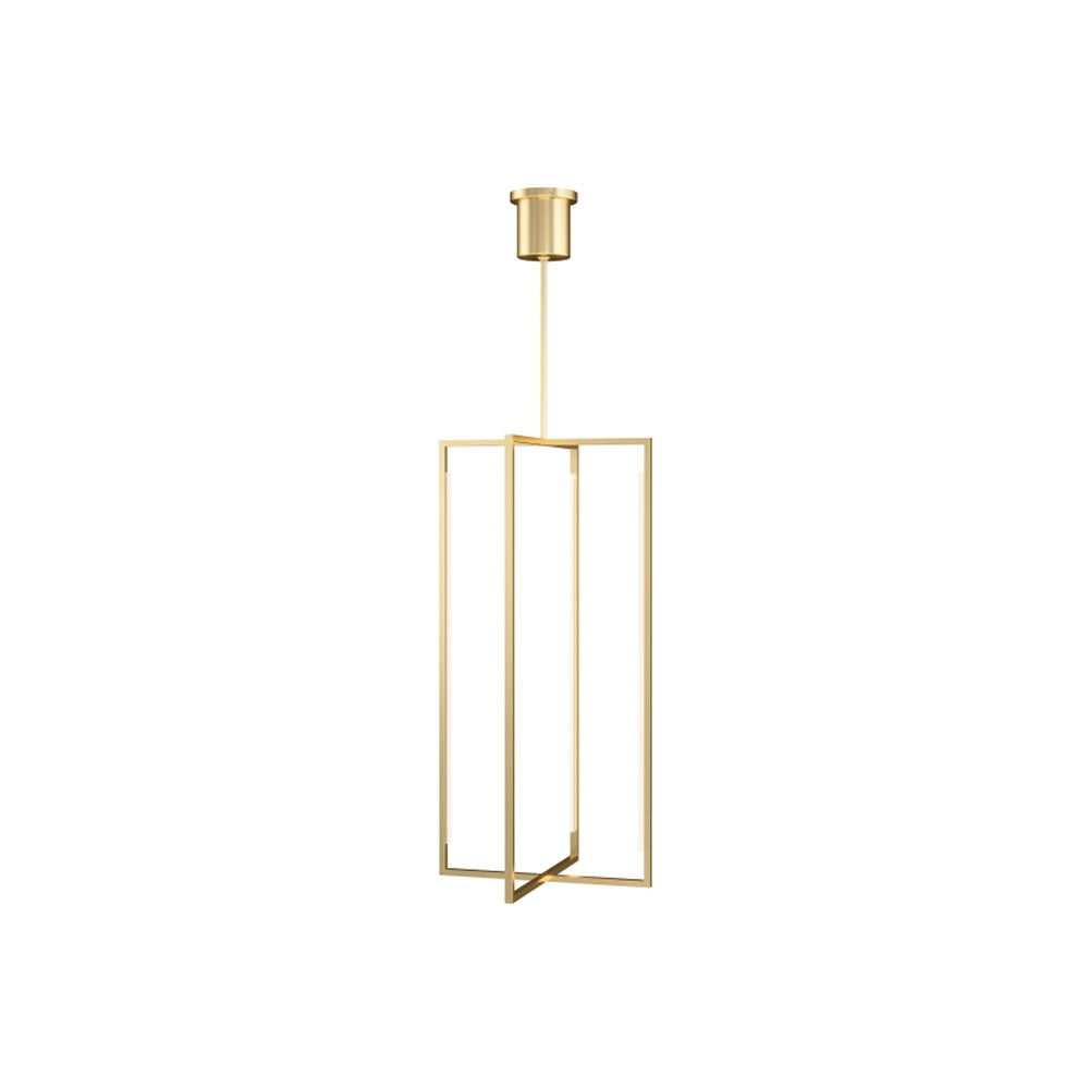 Visual Comfort Kenway 25 Geometric Frame Pendant – view 2