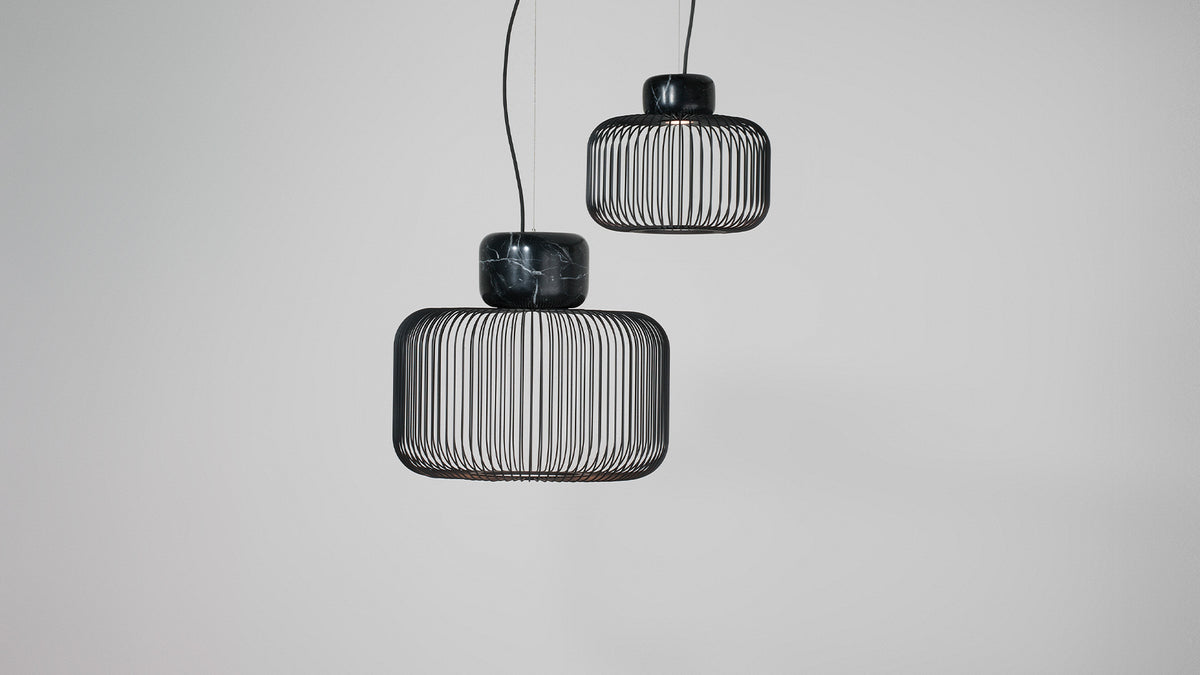 Keshi S marble pendant lamp by David Abad