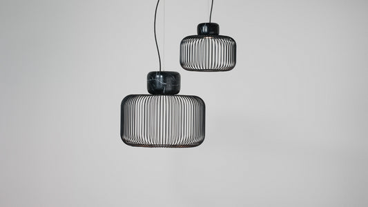 Keshi S marble pendant lamp by David Abad