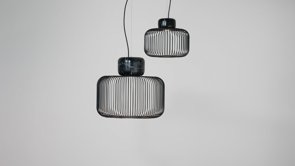 Keshi S marble pendant lamp by David Abad