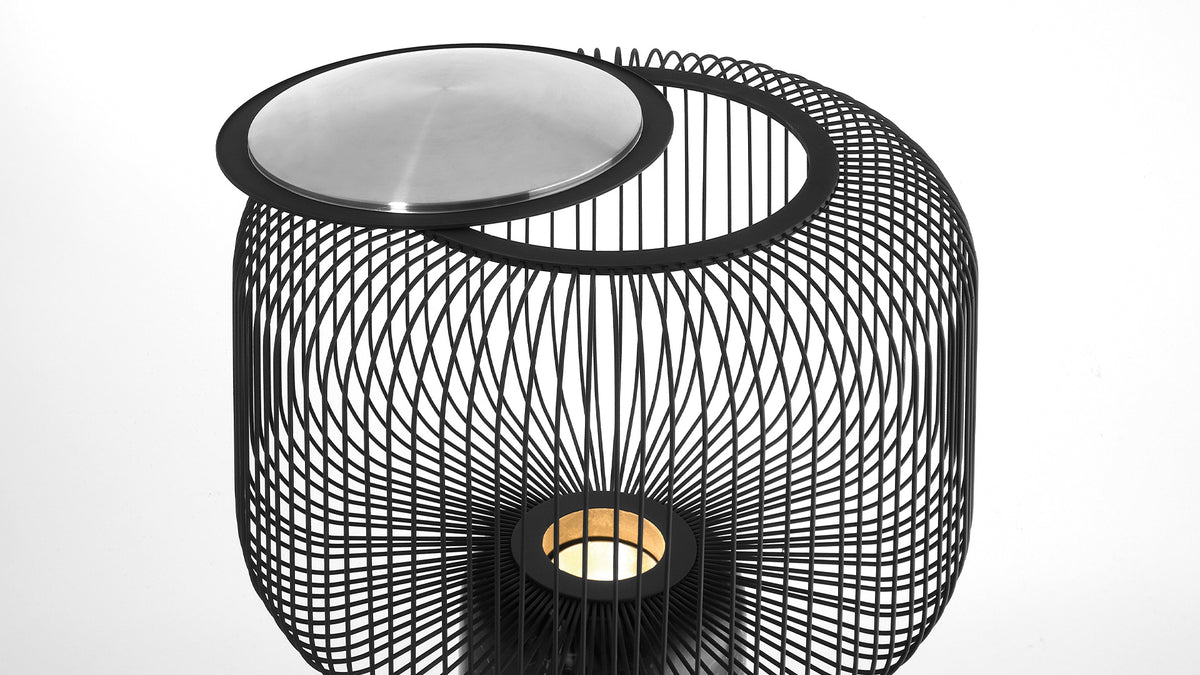 Keshi T marble table lamp by David Abad
