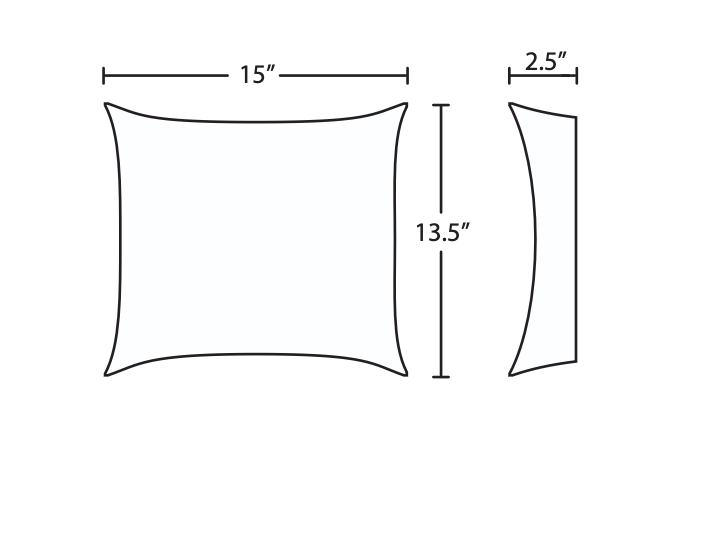 Technical line drawing of the Besa Kite modern LED wall sconce with overall dimensions