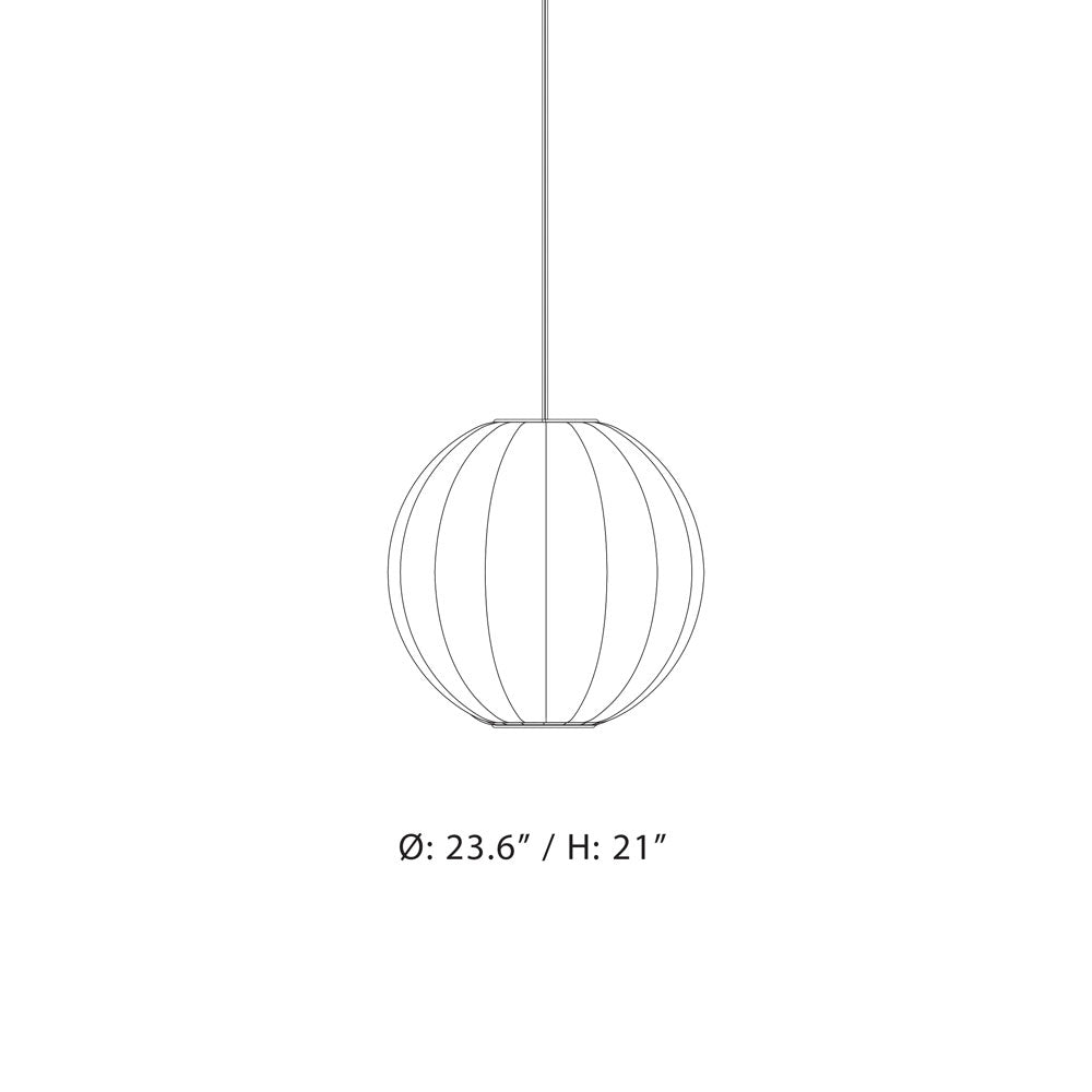 Knit Wit 60 Pendant Light - Made By Hand