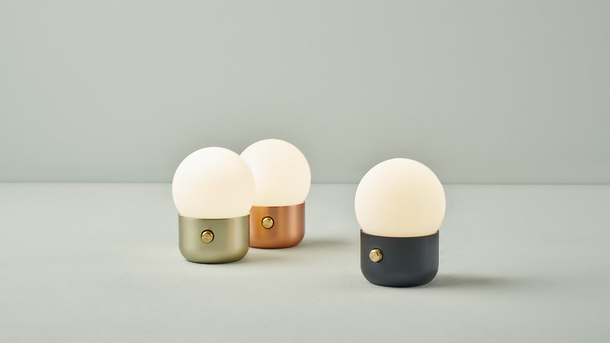 Kup Camp portable lamp by Tim Brauns