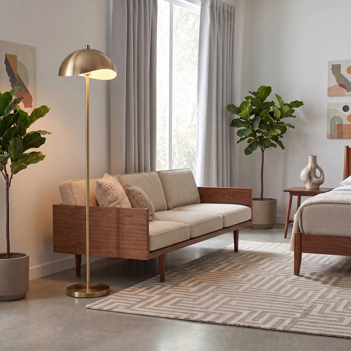 Luna Bella Slimline Floor Lamp by Nova of California – view 3