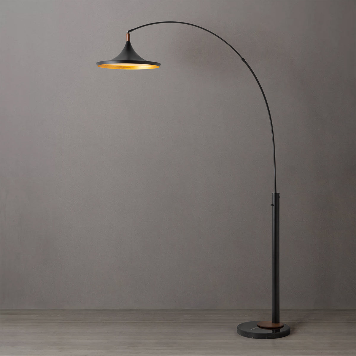 Lodi 1-Light Arc Floor Lamp by Nova of California, Default – view 2