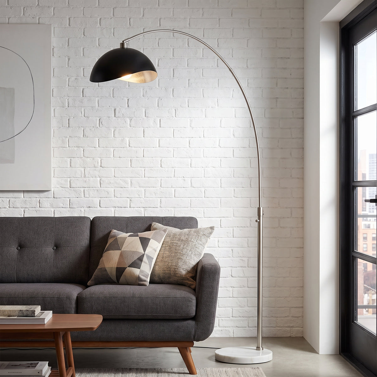 Luna Bella 92" Arc Lamp by Nova of California – view 3