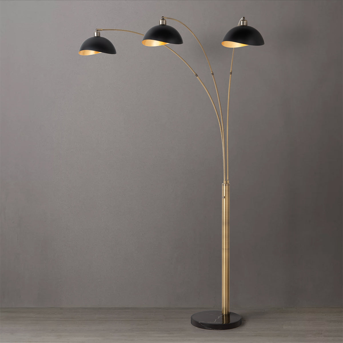 Luna Bella 3-Light Arc Floor Lamp by Nova of California – view 6