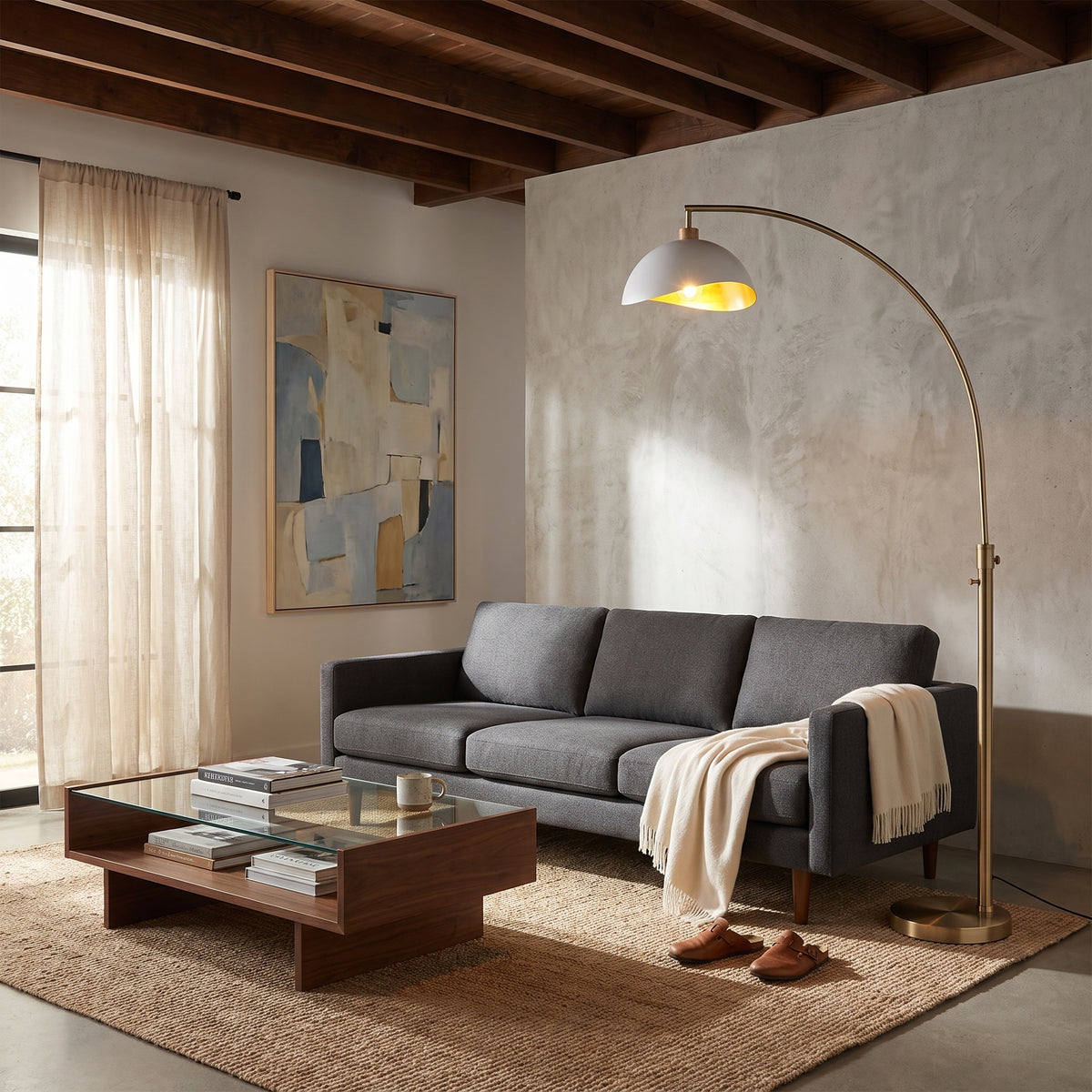 Luna Bella 75"H Chairside Arc Lamp by Nova of California – view 3