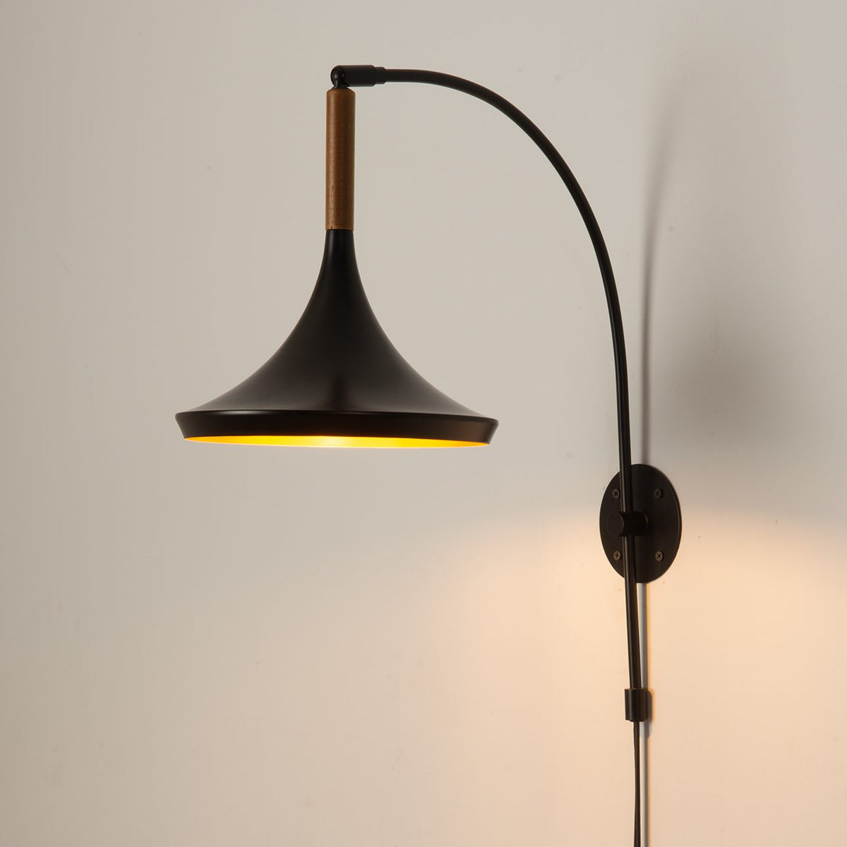 Lodi Plug-In Wall Sconce by Nova of California, Default – view 2