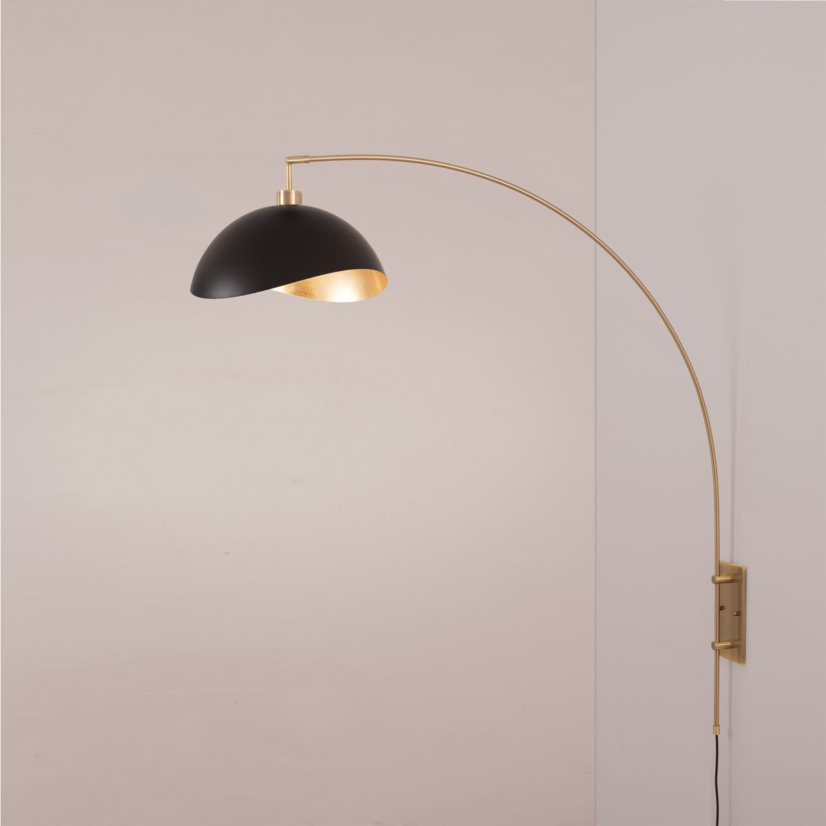 Luna Bella Wall-Mounted Arc Lamp by Nova of California – view 3