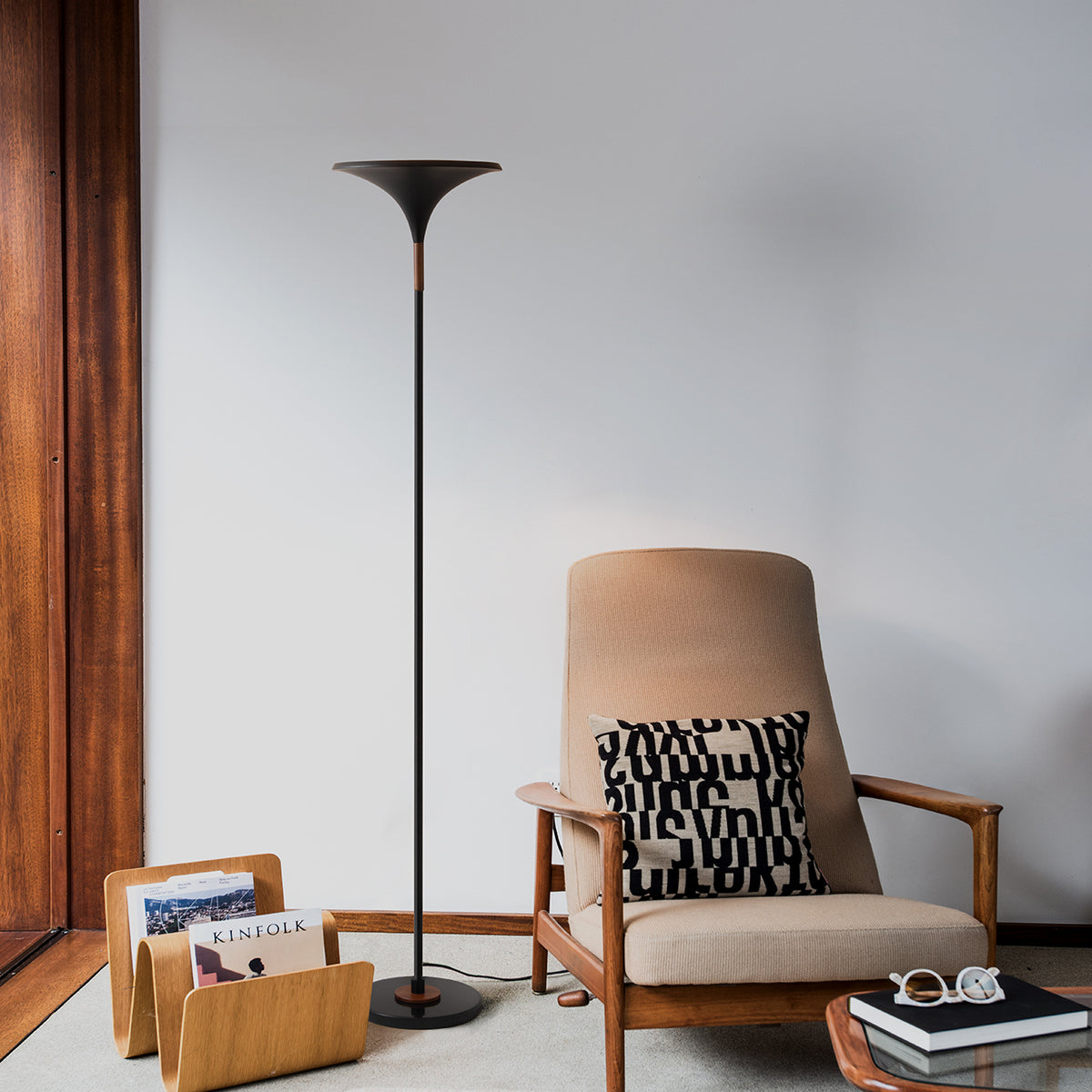 Lodi Torchiere Floor Lamp by Nova of California – view 3