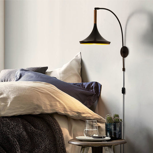 Lodi Plug-In Wall Sconce by Nova of California – view 1
