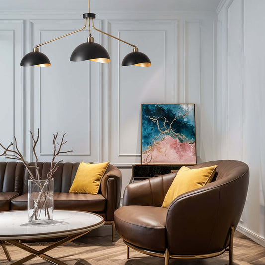 Luna Bella 3-Light Chandelier by Nova of California – view 1