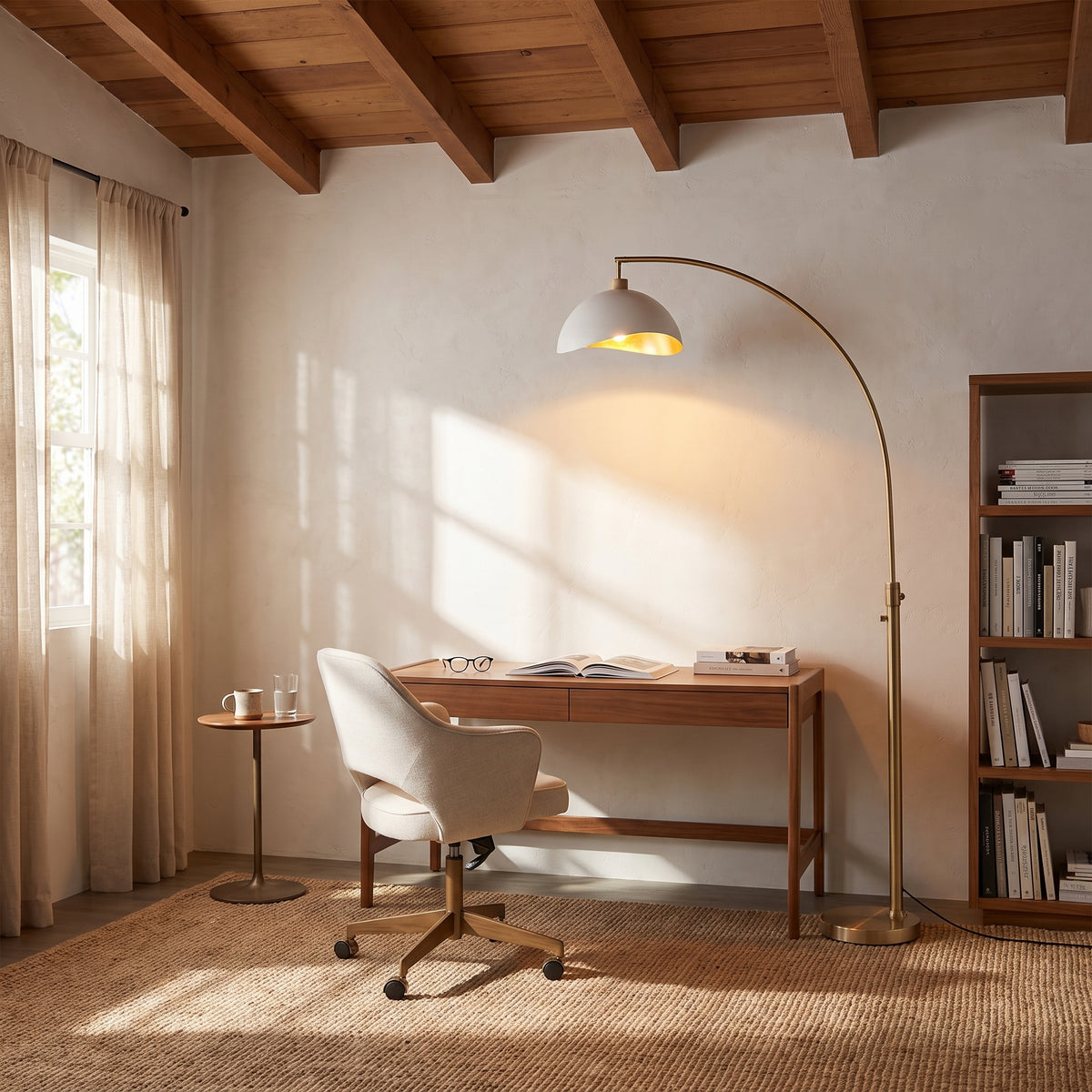 Luna Bella 75"H Chairside Arc Lamp by Nova of California – view 2