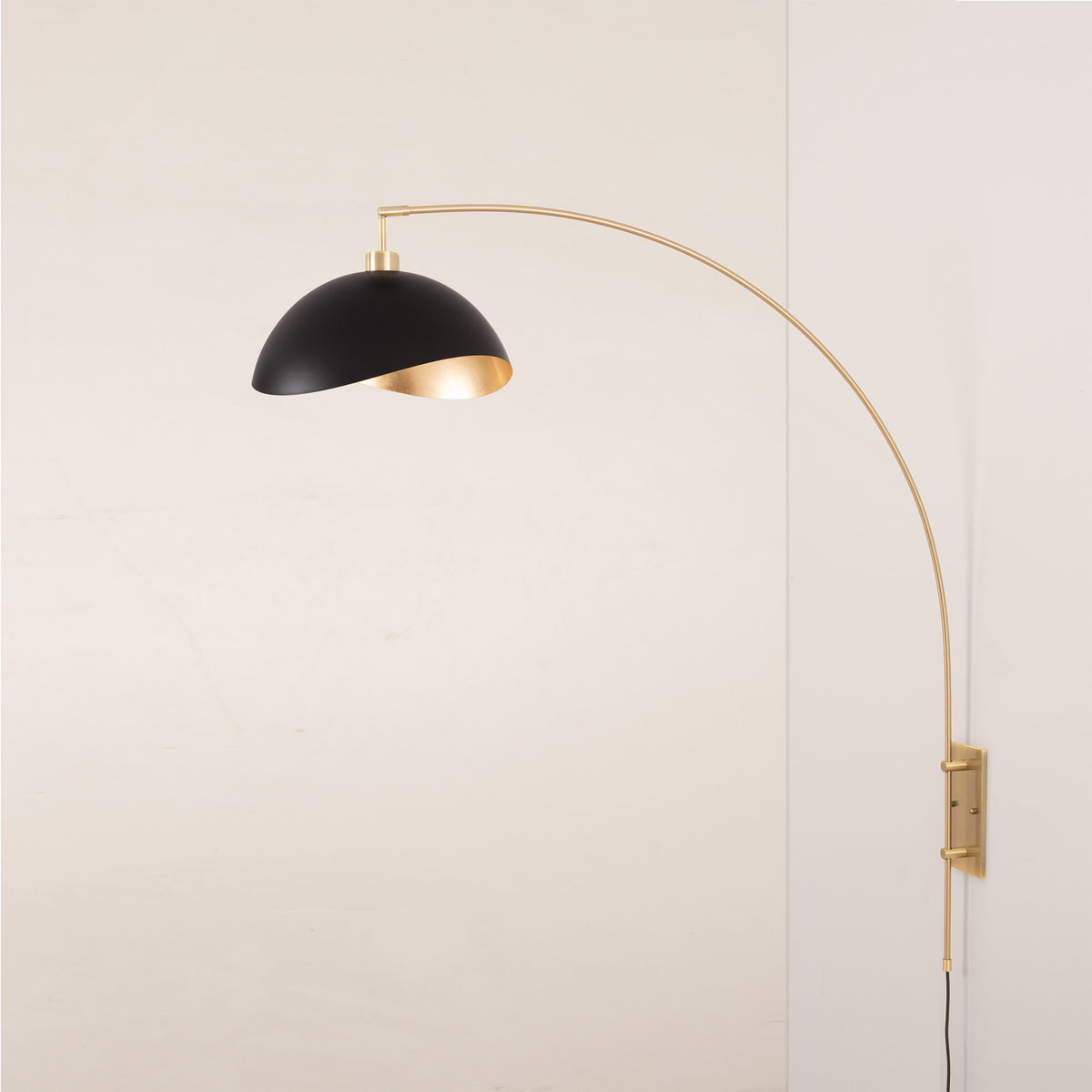 Luna Bella Wall-Mounted Arc Lamp by Nova of California – view 4