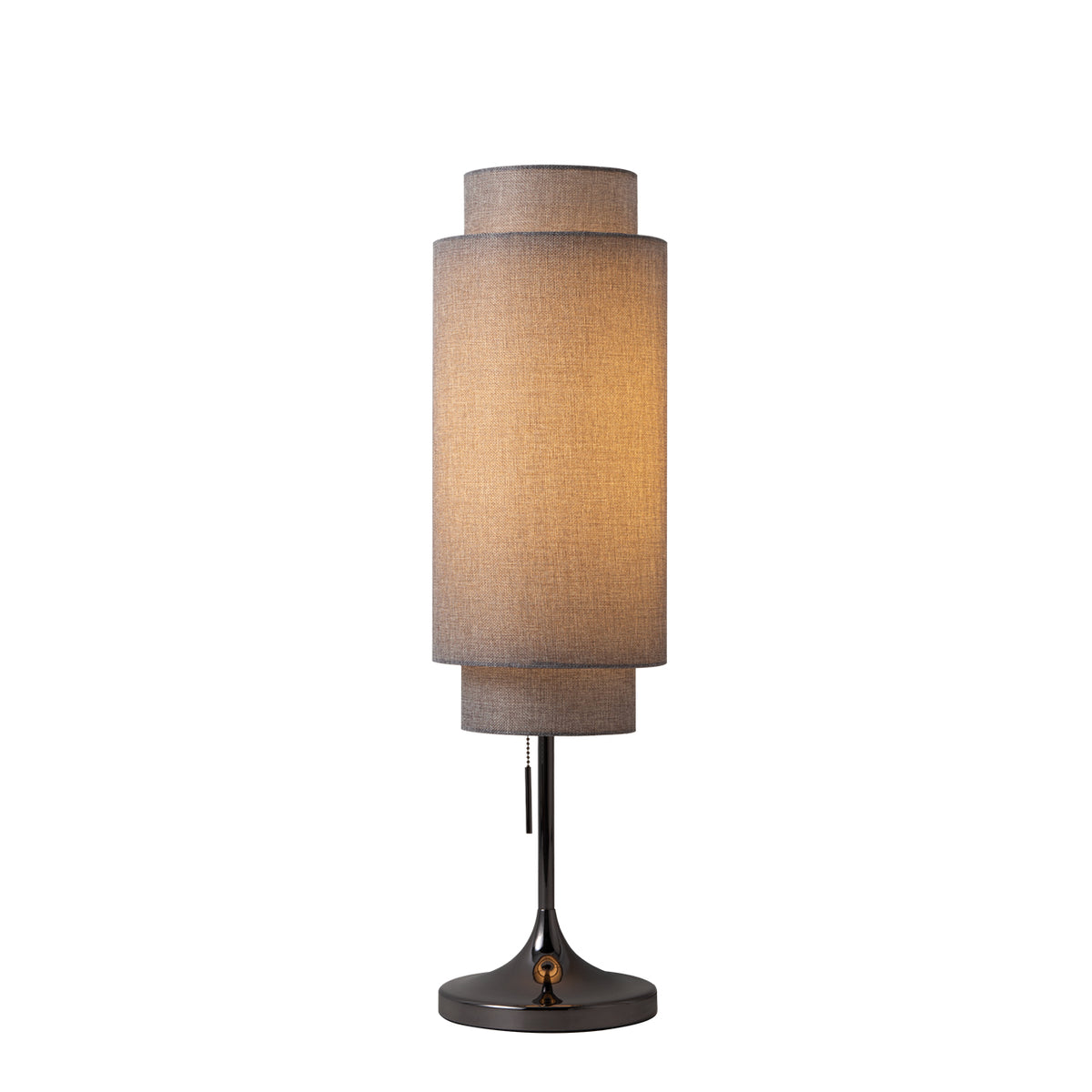 Lollipop Table Lamp by Nova of California, Gray – view 2