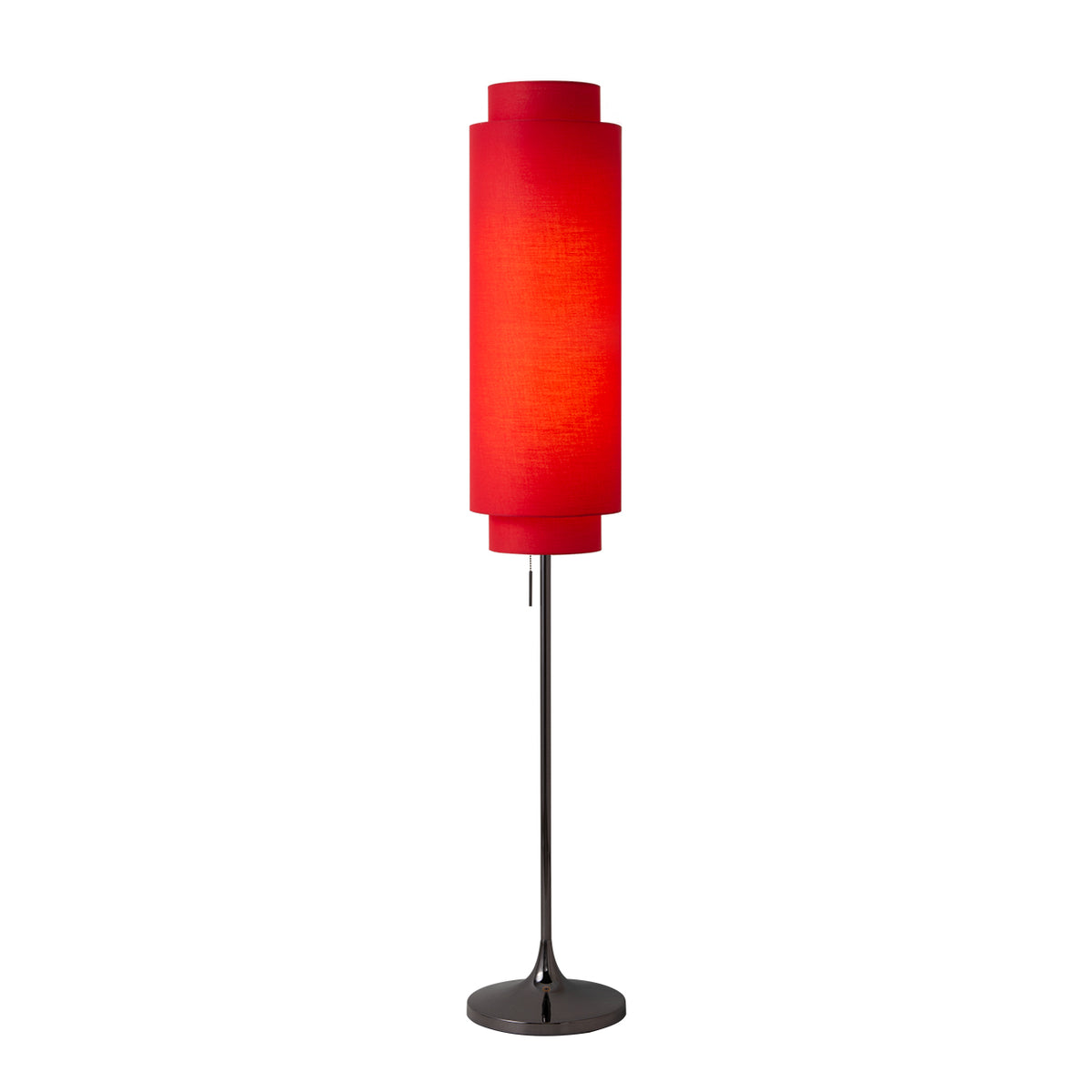 Lollipop Floor Lamp by Nova of California, Crimson Red – view 16