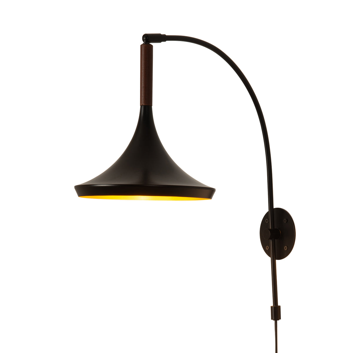 Lodi Plug-In Wall Sconce by Nova of California – view 3