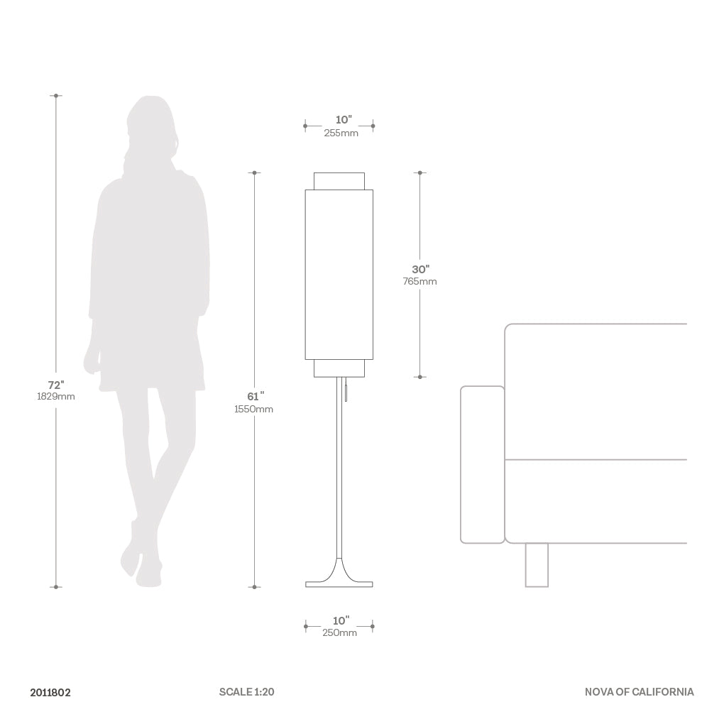 Lollipop Floor Lamp by Nova of California – view 15