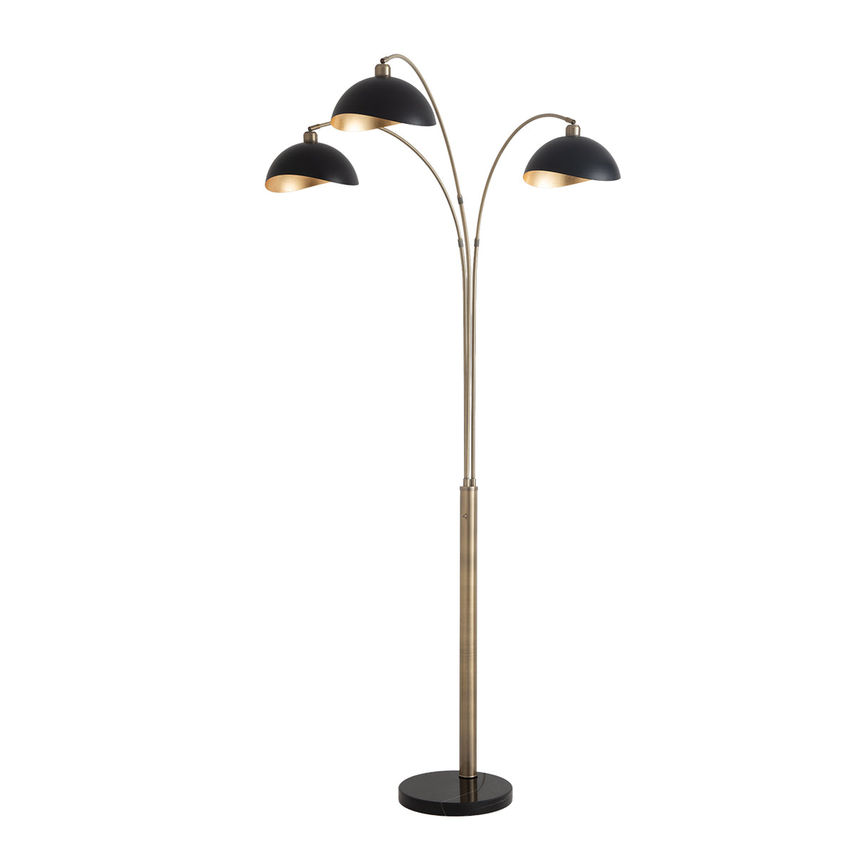Luna Bella 3-Light Arc Floor Lamp by Nova of California – view 5