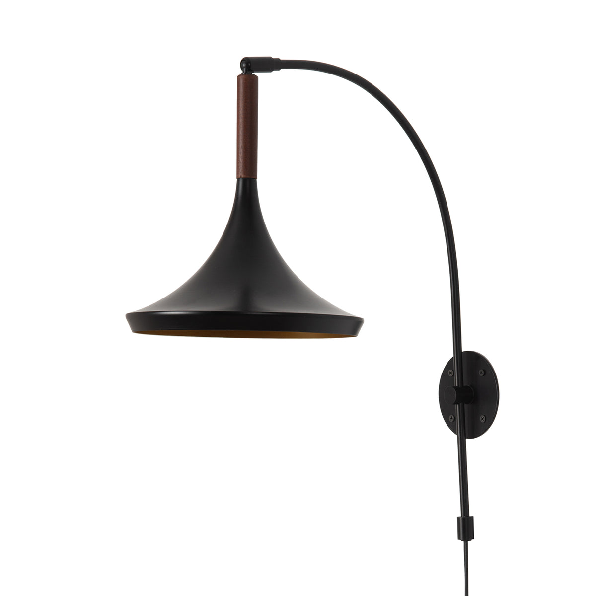 Lodi Plug-In Wall Sconce by Nova of California – view 4