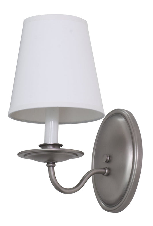 House of Troy Lake Shore Wall Sconce, Style LS217 in Satin Pewter