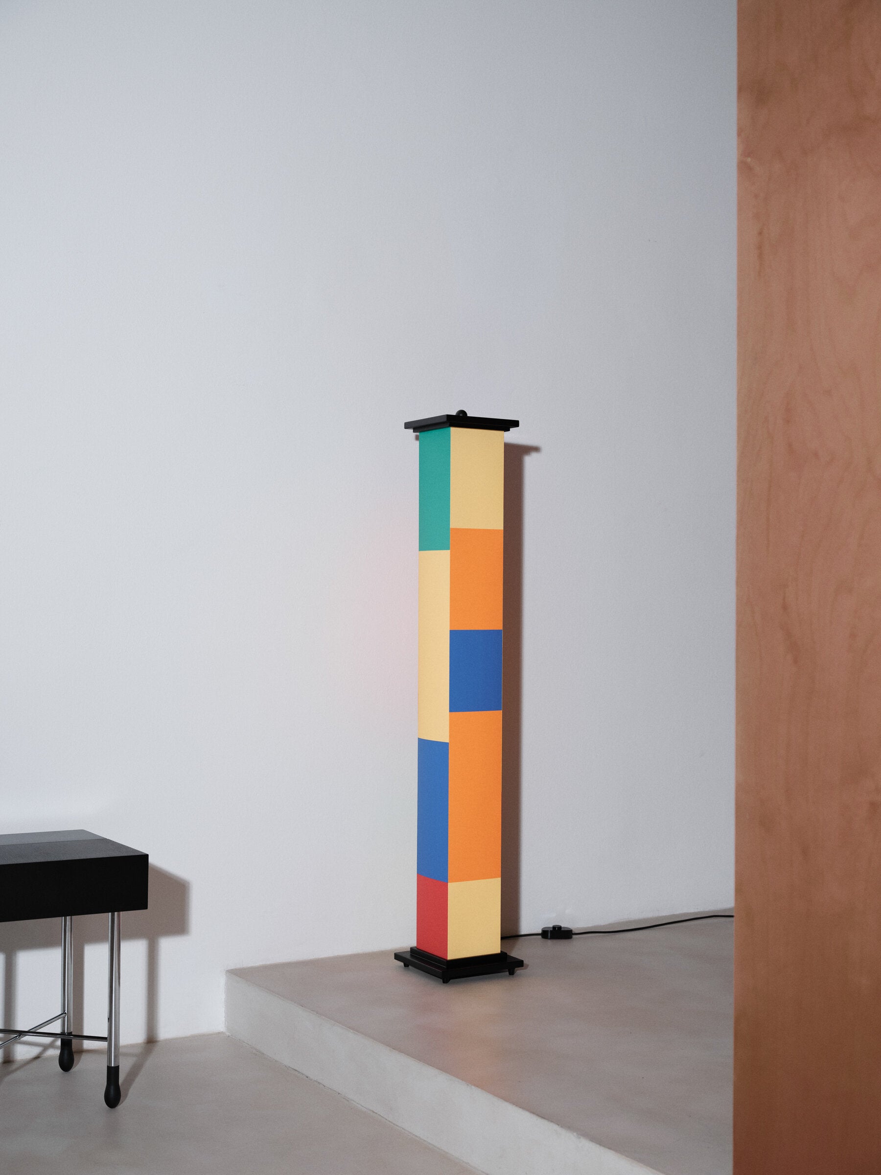 Artistic LED floor lamp for living room and hospitality spaces
