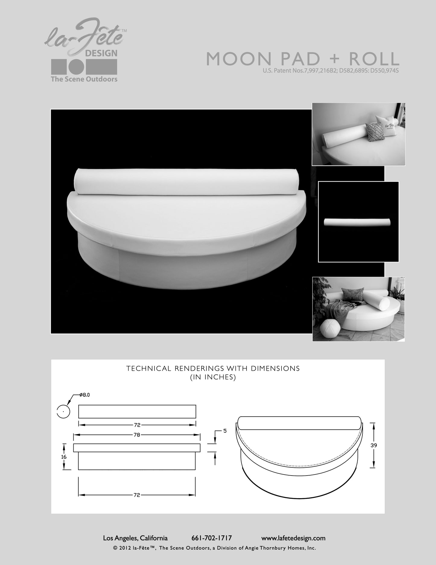 La-Fete Design Roll Bolster