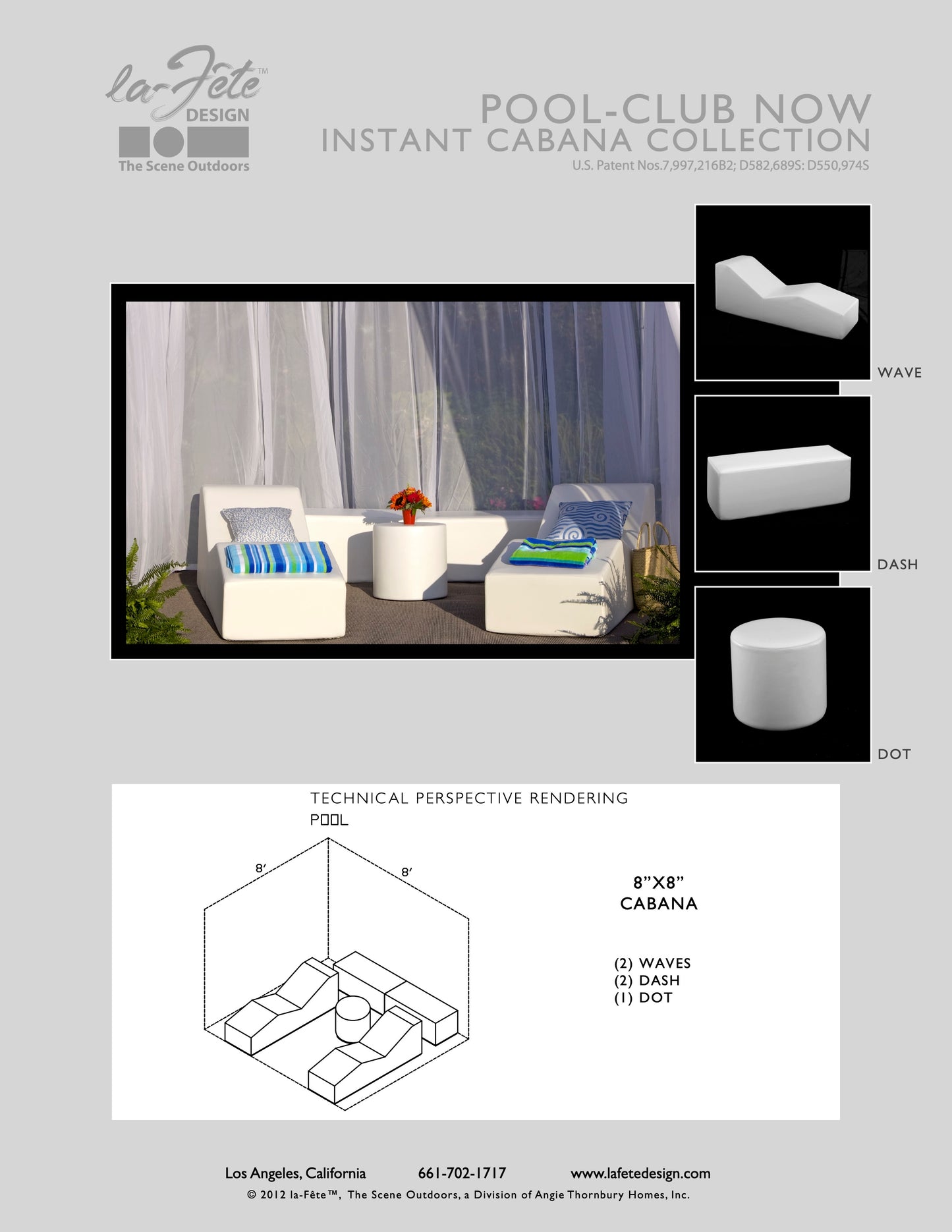 La-Fete Design Pool Club Now Cabana Suite