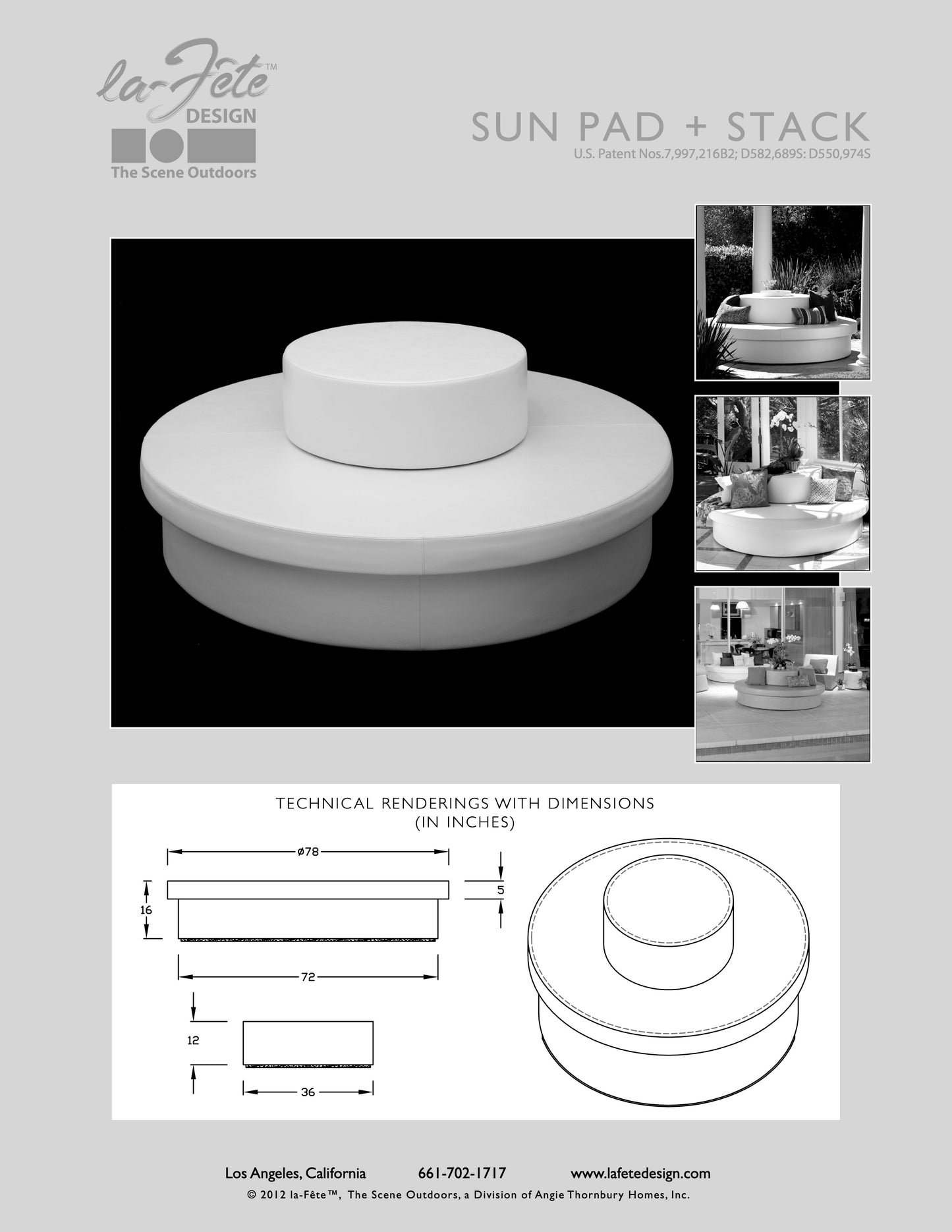 La-Fete Design Stack Tops Sunpad