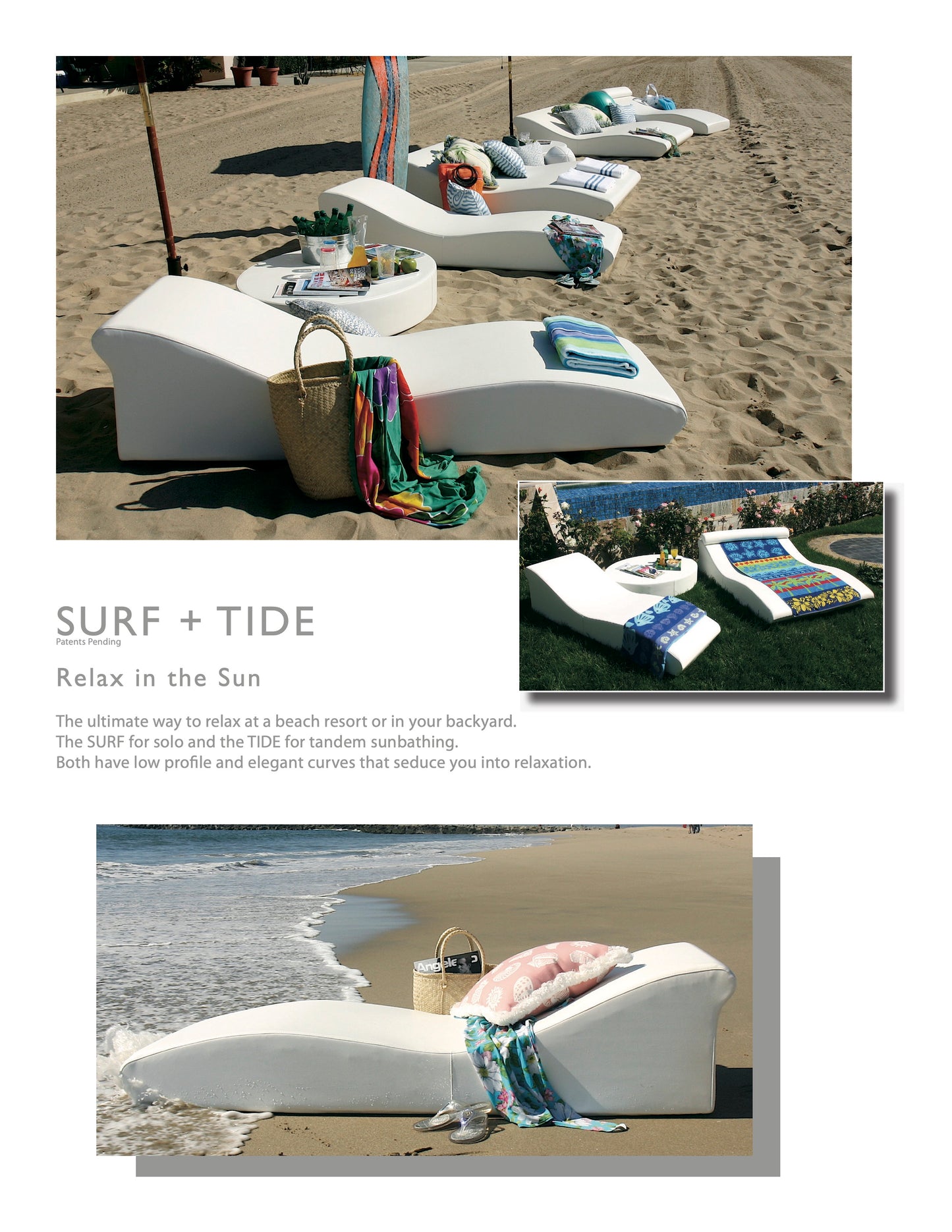 La-Fete Design Surf Low Profile Sun Lounge