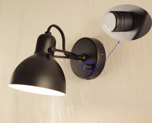 Seed Design Laito Mini Wall Lamp Sq 793Mwr Bk