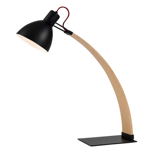 Seed Design Laito Wood Table Lamp Sq 893Dwr Bk