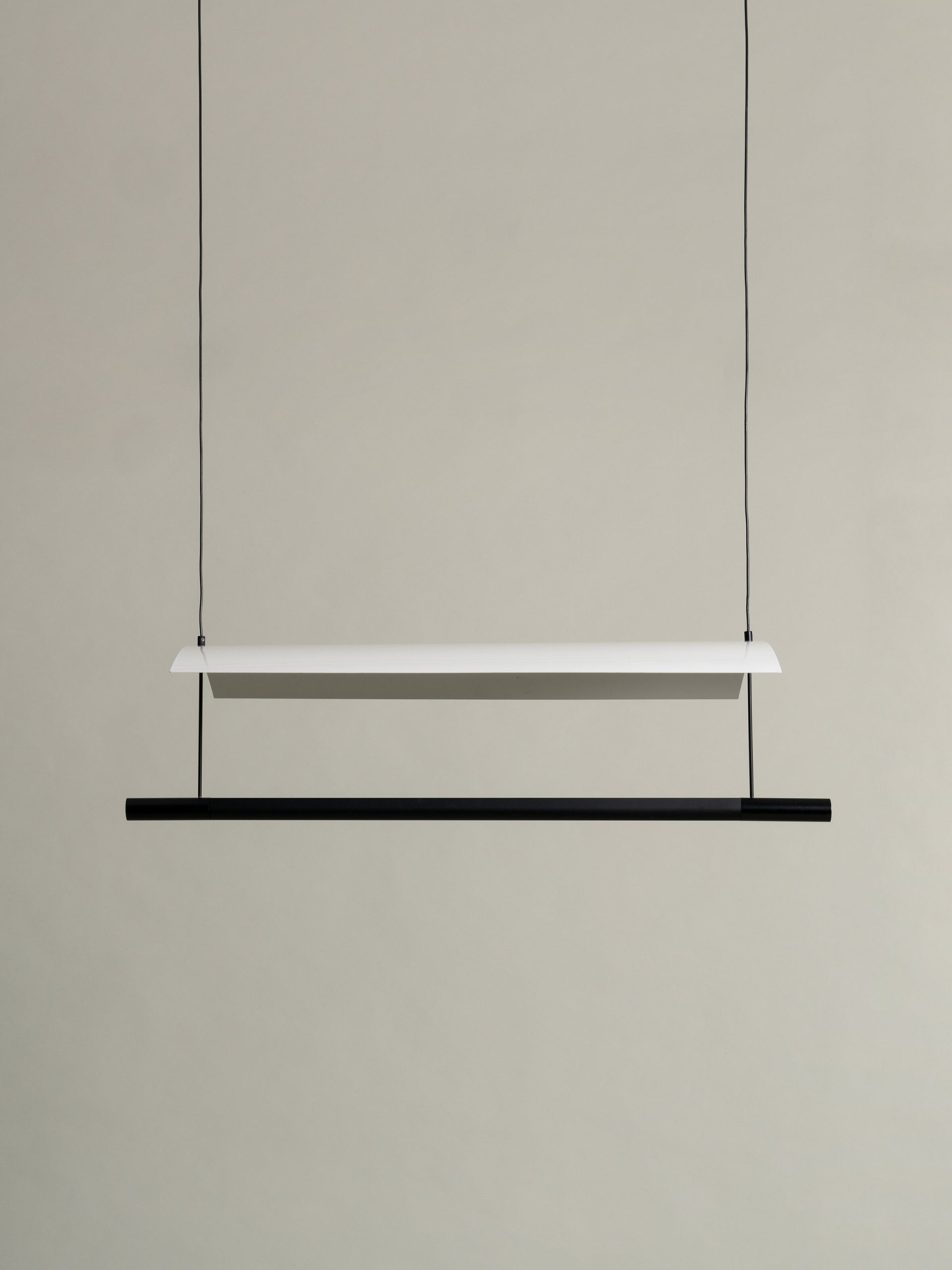 Decorative architectural ceiling Lamina 85 pendant lamp with indirect illumination