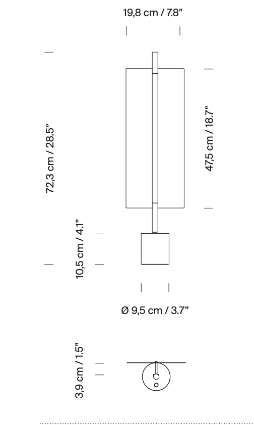 Spanish-made modern table lamp with minimalist sculptural design line drawing