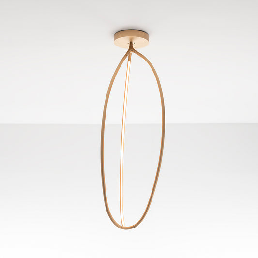 Artemide Arrival 130 Ceiling LED 3000K Brass 1555018A