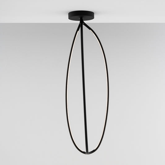 Artemide Arrival 130 Ceiling LED 3000K Black 1555038A