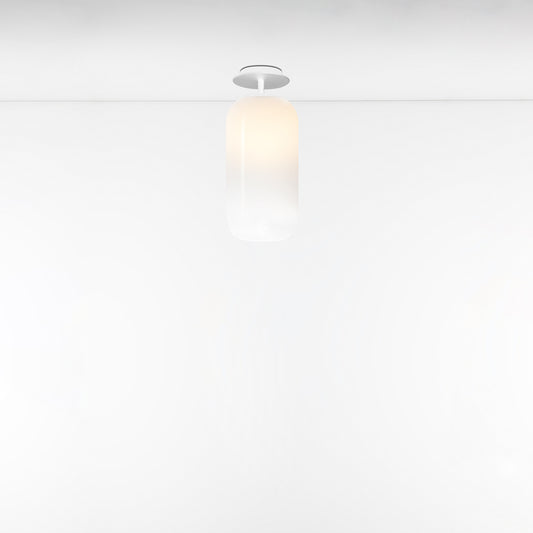 Artemide Gople Mini Ceiling White/Smoke White 1414228A