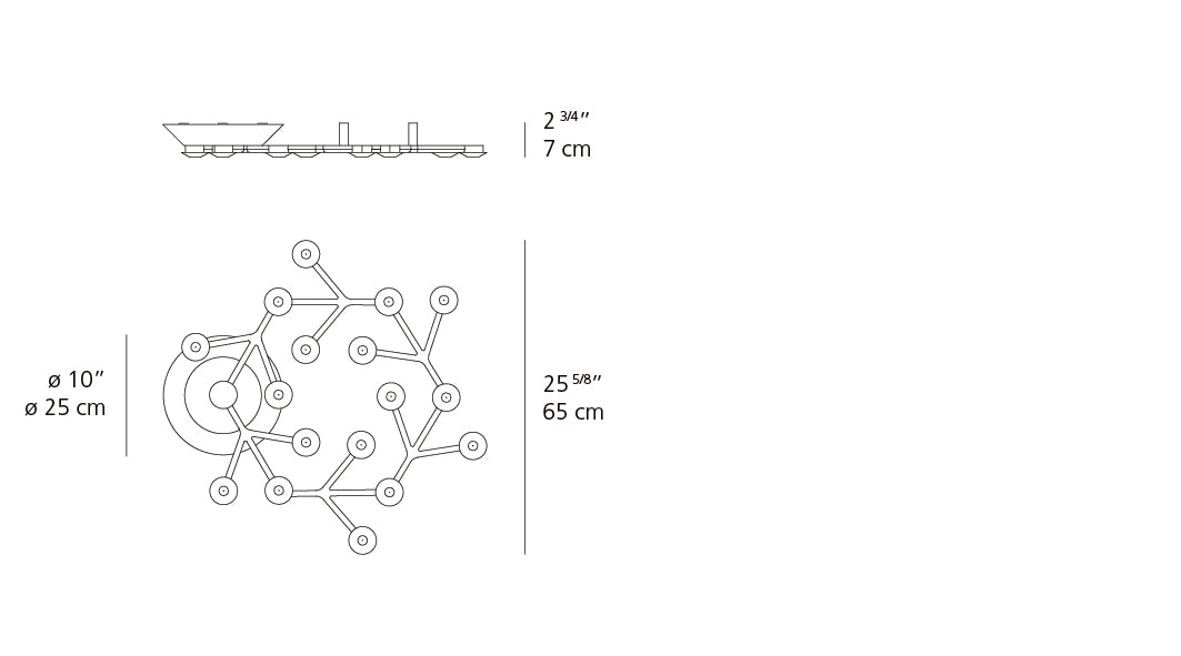 Led Net Ceiling Circular LED 1594058A | Artemide