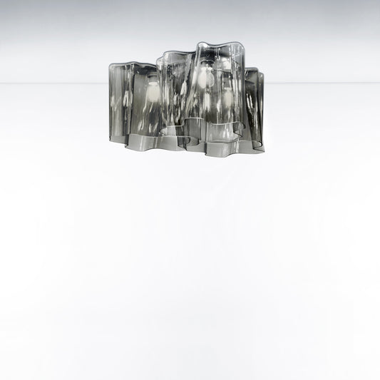 Artemide Logico Ceiling Triple Nested Grey/Smoke 0458018A
