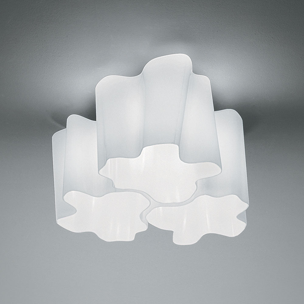 Artemide Logico Ceiling Triple Nested Grey/White 0458028A