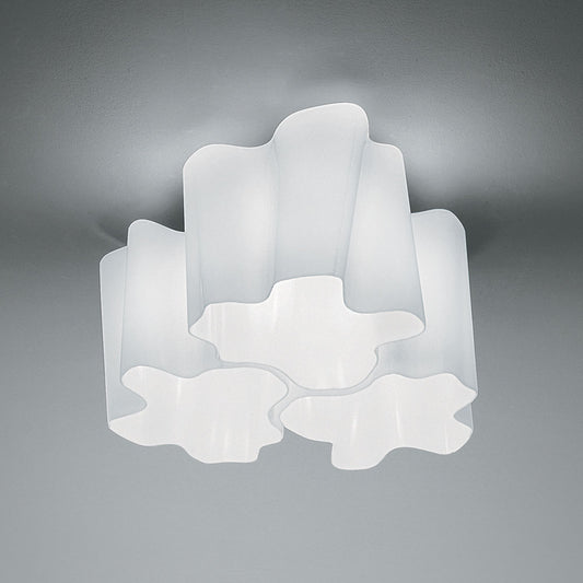 Artemide Logico Ceiling Triple Nested Grey/White 0458028A