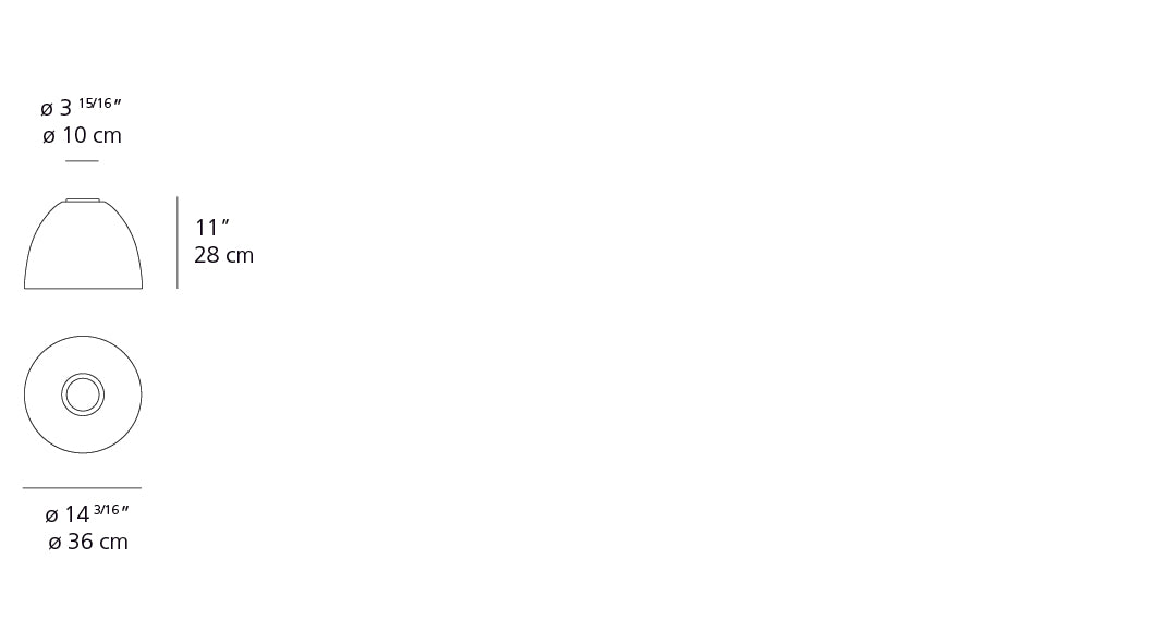 Artemide Nur Gloss Mini Ceiling LED Black A246618