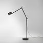 Artemide Demetra Pro LED 3000K Matte Black with Floor Support DEM2202