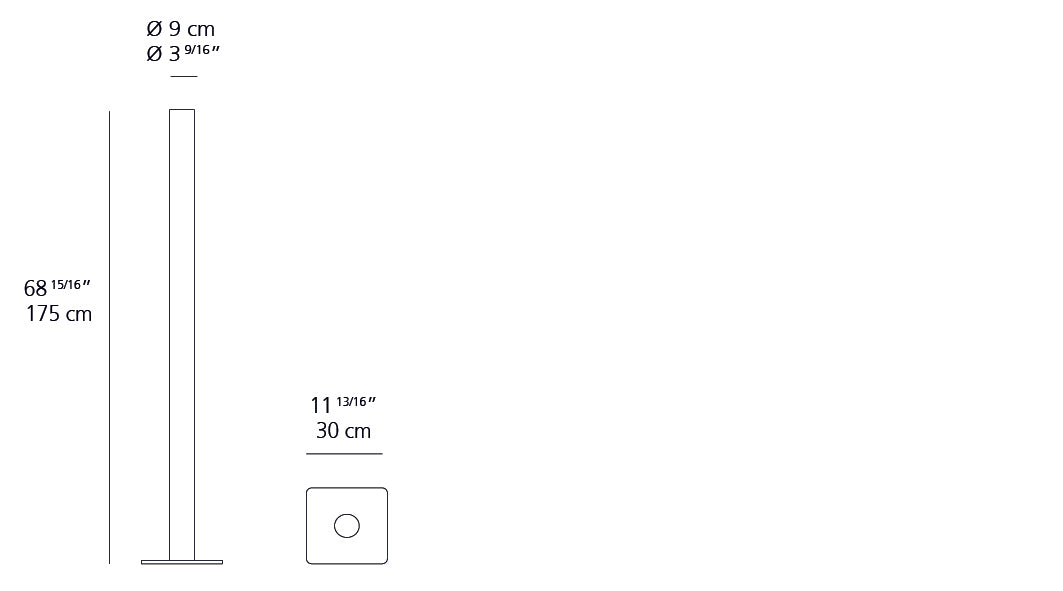 Artemide Ilio Floor LED White 1640028A