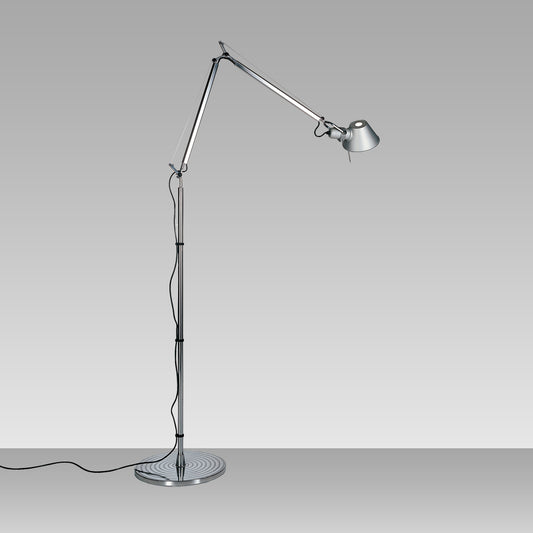 Artemide Tolomeo Micro LED Aluminum with Floor Support TOL0126