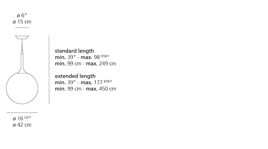 Artemide Castore 42 Suspension CAS1045